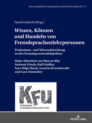 cover image of Wissen, Koennen und Handeln von Fremdsprachenlehrpersonen